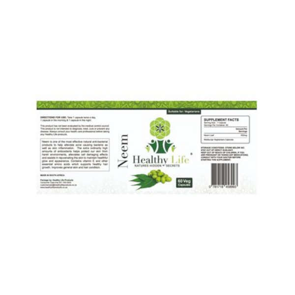 Healthy Life - Combo - Neem / Moringa / Turmeric Capsules - 60's - 3 Pack