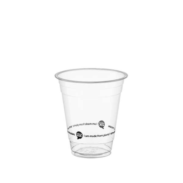 Clear Compostable PLA Cup - 350ml - Pack of 50