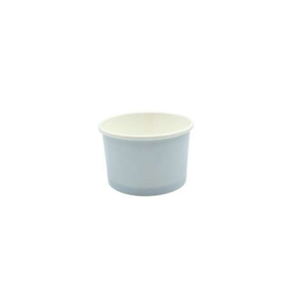 Pastel Grey Ice-Cream Tubs - 90ml - Pack of 50