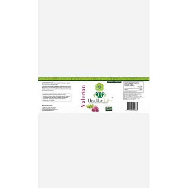 Healthy Life Valerian Capsules - 60's x 2 Pack