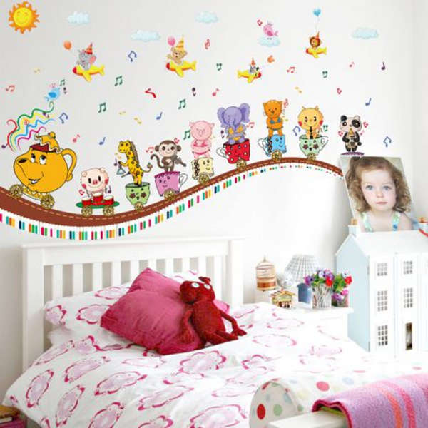 Animated Teapot Animal Train Decor / Wall Art- SK9038
