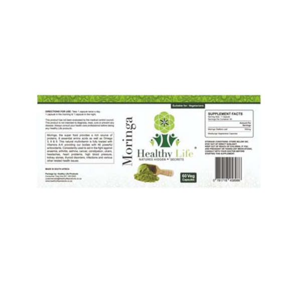 Healthy Life Combo-Neem /Moringa/Turmeric/Bitter Gourd Capsules-60's Pack 4