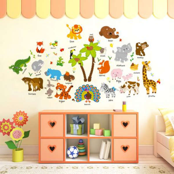 Learning Animals Decor/ Wall Art-SK9296