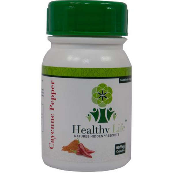 Healthy Life Cayenne Pepper Capsules - 60's x 2 Pack