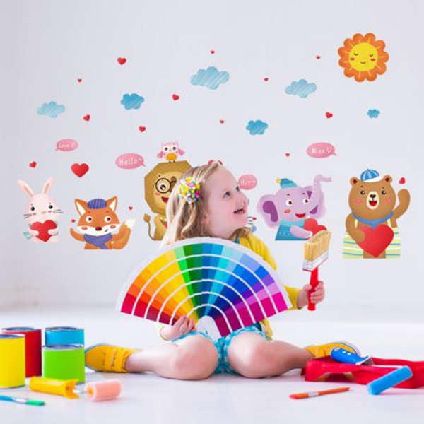 Colourful Animal Rainbow Decor/ Wall Art- SK9322