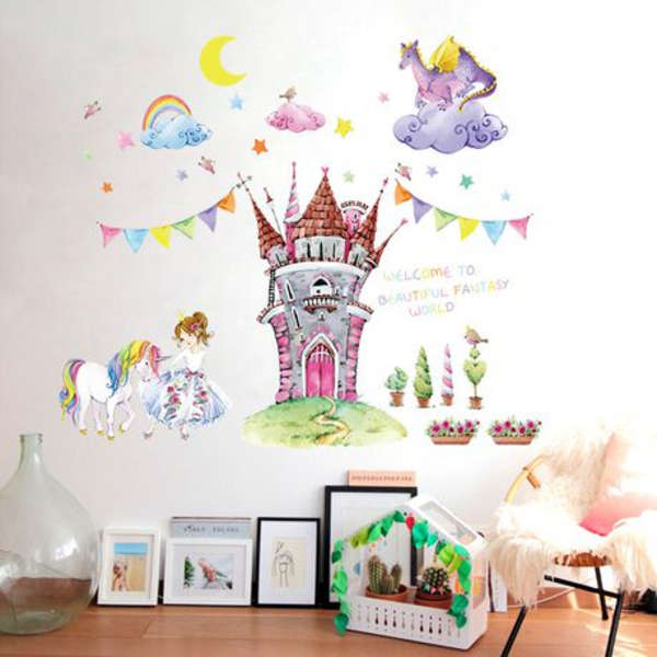 Enchanting Castle Princess Decor/ Wall Art- SK9302