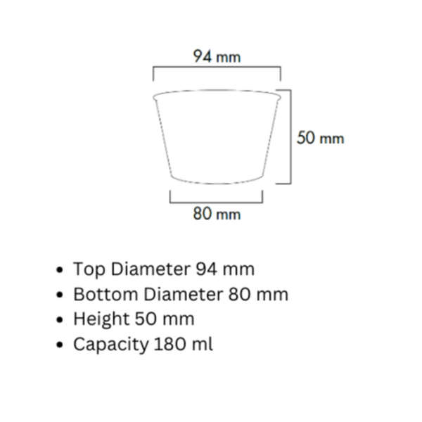 Multi-Colour Ice Cream Tub - 180ml - Pack Of 50