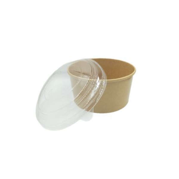 LDPE Lined Salad Bowl With Clear Lid- Pack Of 45 - 940ml