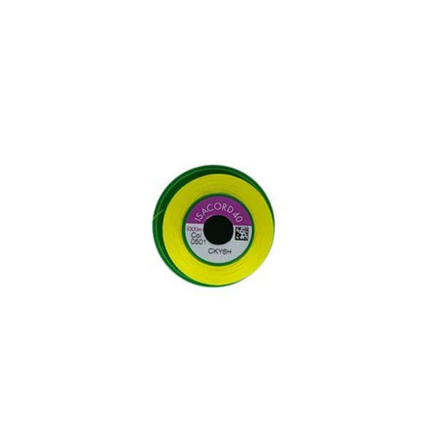 Neon Yellow Embroidery Cotton-Isacord Code-0501(1 Pack)