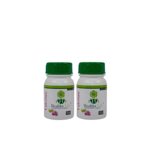 Healthy Life Valerian Capsules - 60's x 2 Pack