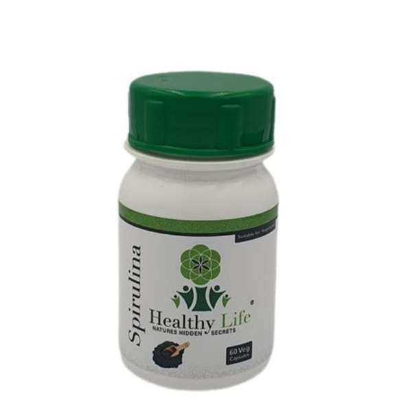 Healthy Life Spirulina Capsules- 60's x 2 Pack