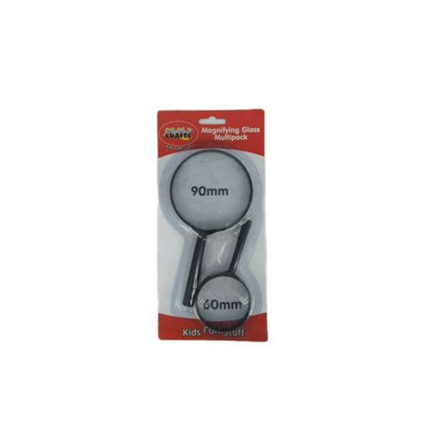 90mm and 60mm Magnifying Glass - Set of 2