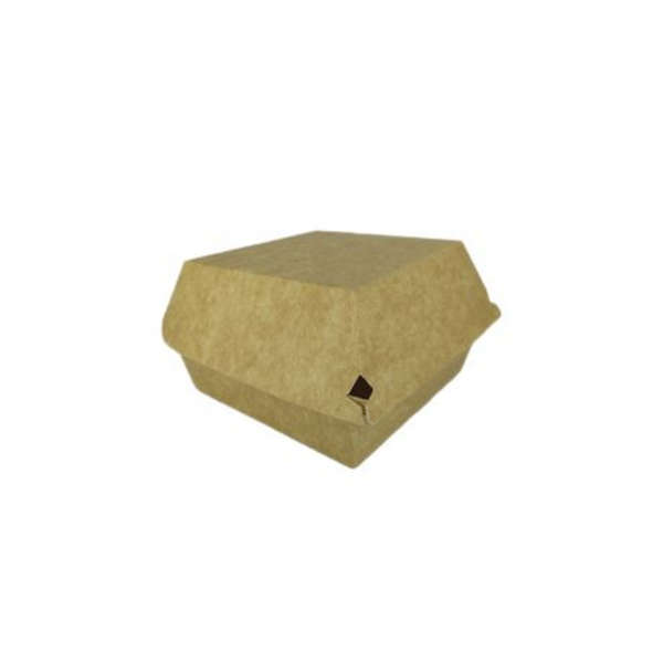 Kraft Paper Burger Box 105mm- Pack of 50