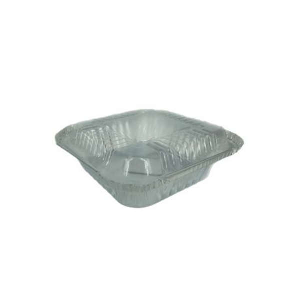 Foil Container with Clear Lid 500ml- Pack of 50