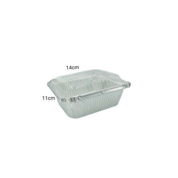Foil Container with Clear Lid Combo 350ml- Pack of 100