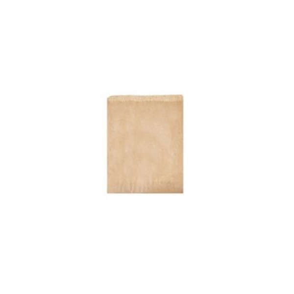 Grease Proof Kraft Flat Bag - 18.5cm x 16.6cm - Pack of 50