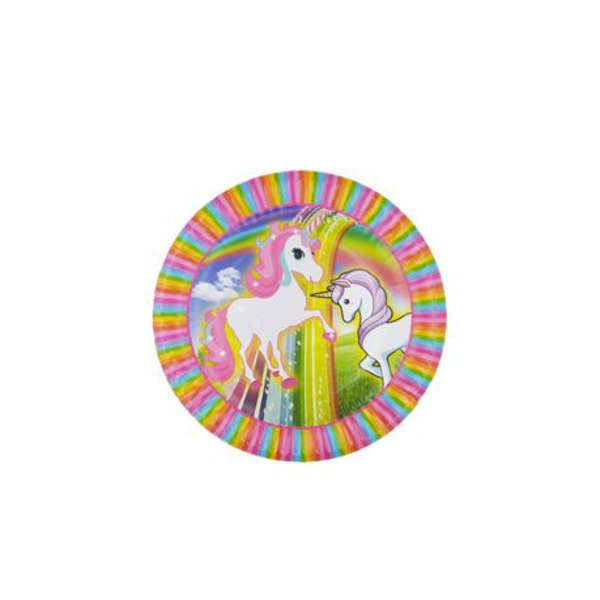 Table Decor- Pink Unicorn Birthday Party- 10 Pack Each with Banner