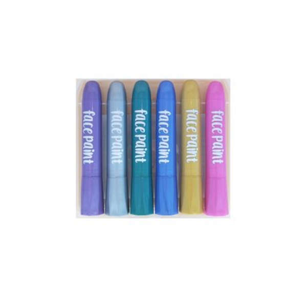 Metallic Face Paint- Set of 6 Colors