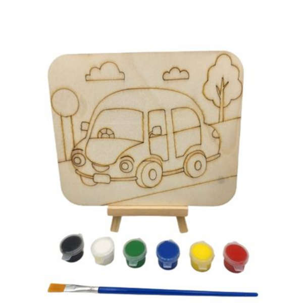 Educational Wooden Animal Painting Boards- Set of 3 Boards