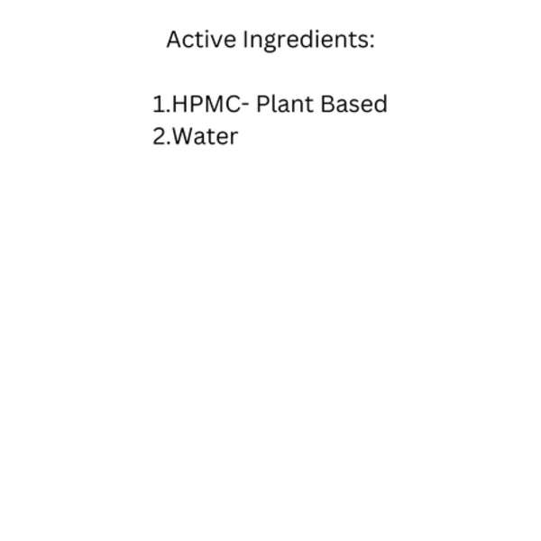 Healthy Life- Green Empty Vegan Capsules HPMC/ Size 0- 1000 in a Pack
