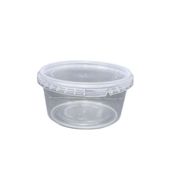 350ml Clear Tub with Lid - Pack of 50