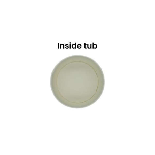 Blue Striped Ice Cream Tub - 120ml - Pack of 50