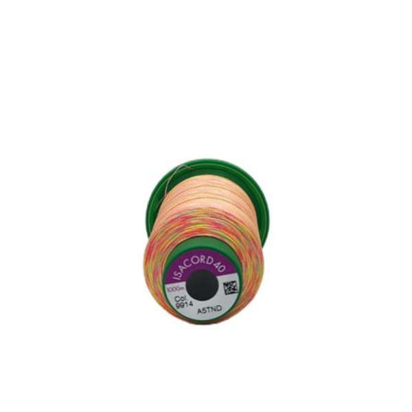 Multi-Colour Embroidery Cotton-Isacord Codes-9302/9914- 2 Pack