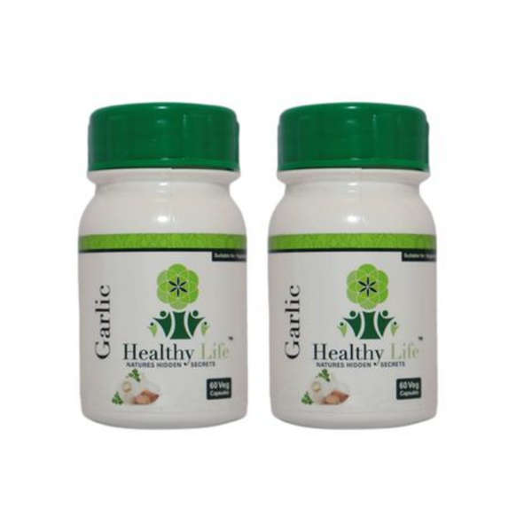 Healthy Life Garlic Capsules 60's x 2 Pack