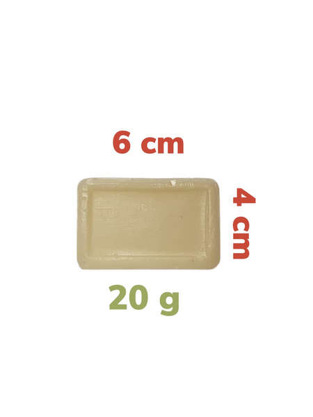 Hotel Quality - 20g White Wrapped Rectangle Soaps - 300 Bulk Pack