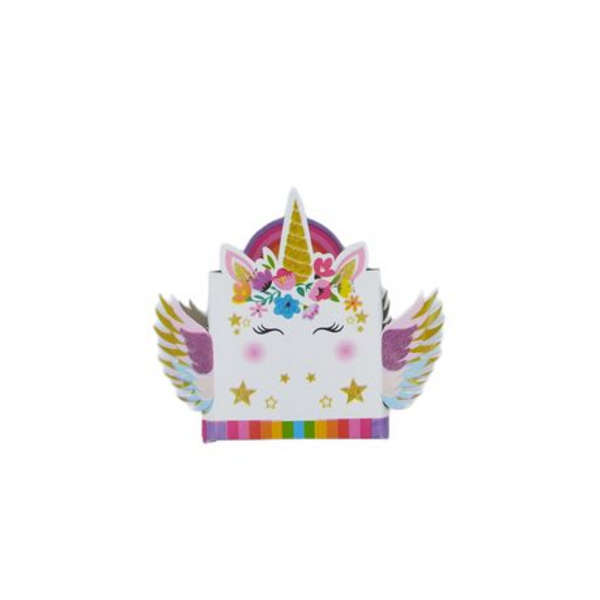 Table Decor- Pink Unicorn Birthday Party- 10 Pack Each with Banner
