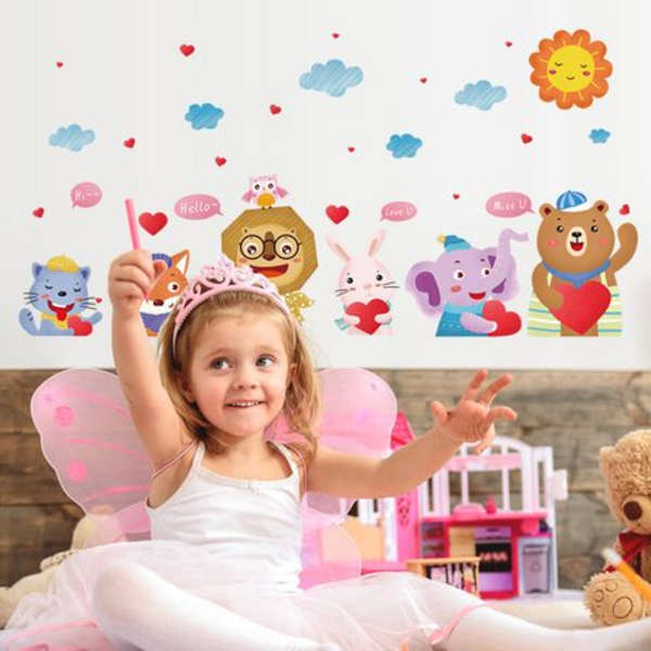 Colourful Animal Rainbow Decor/ Wall Art- SK9322
