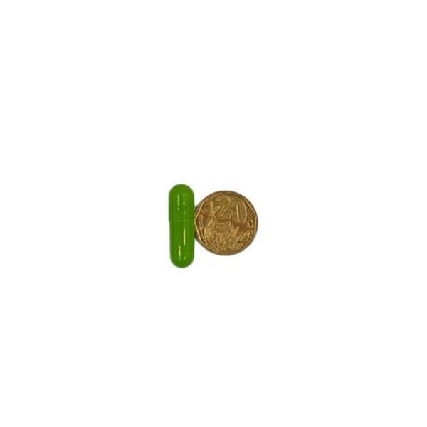 Healthy Life- Green Empty GELATIN Capsules Size 0- 1000 Pack