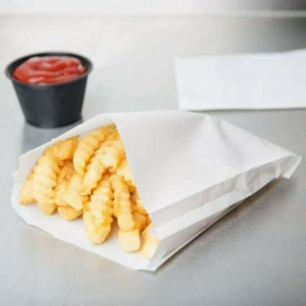 Grease Proof Chips Bag- 17cm x 14.8cm -Pack of 25