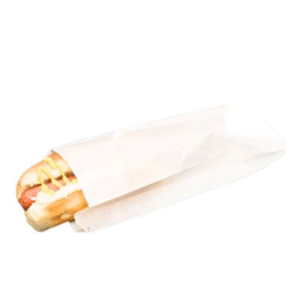 Greaseproof Hotdog Paper Bags 33cm x 8.5cm- Pack of 25