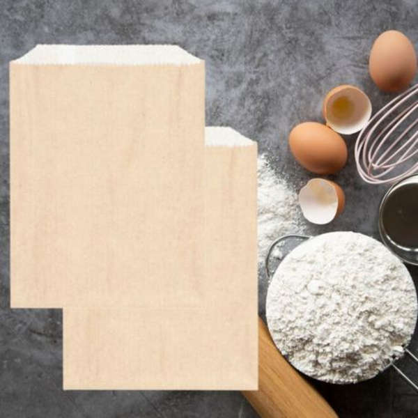 Brown Kraft Duplex Greaseproof Paperbag - 22.5 x 35cm - Pack of 25