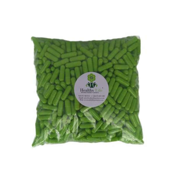 Healthy Life- Green Empty GELATIN Capsules Size 0- 1000 Pack