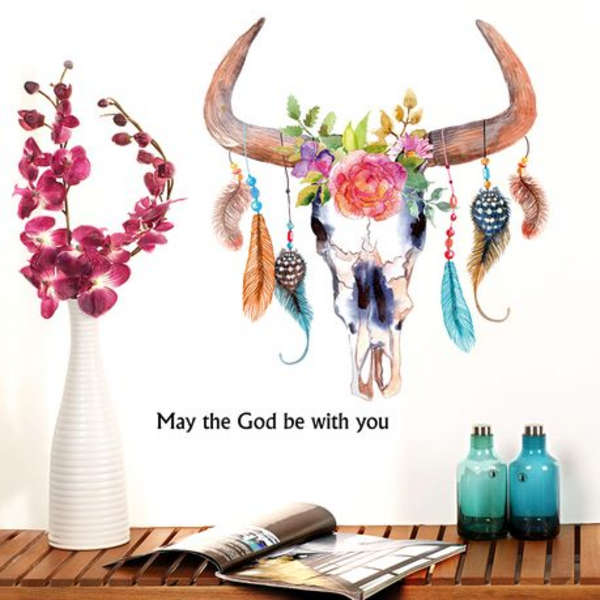 Abstract Floral &amp; Feather Decor/ Wall Art- SK7035