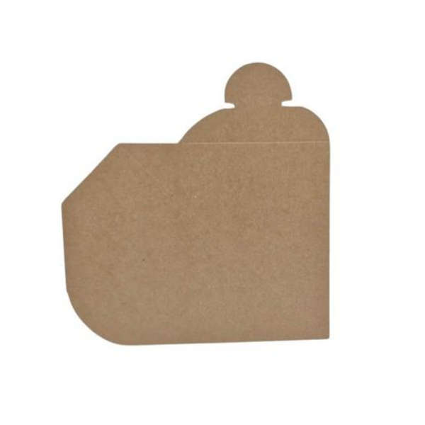 Large Kraft Chip Cone- 25 Pack