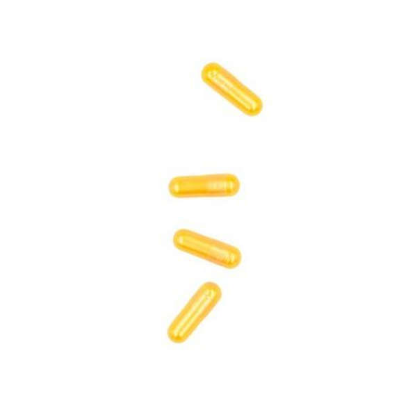Healthy Life - Pearl Gold Empty GELATINE Capsules Size 00 - 1000 in a Pack