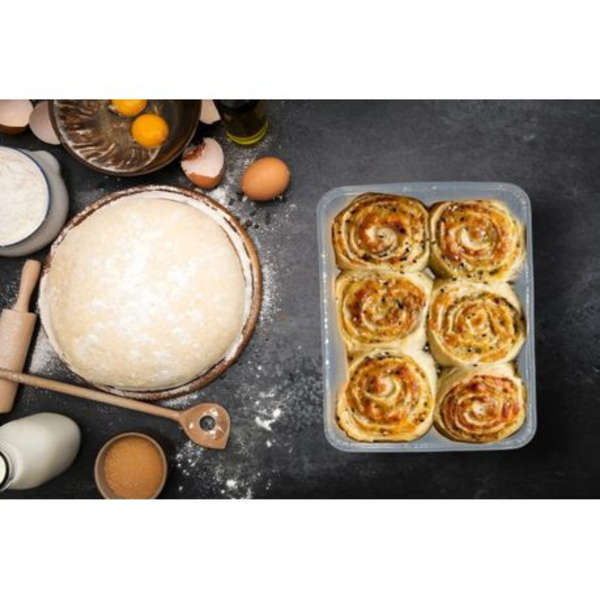 Foil Bun Tray -615ml- 19cm x 13.5cm- 25 Pack