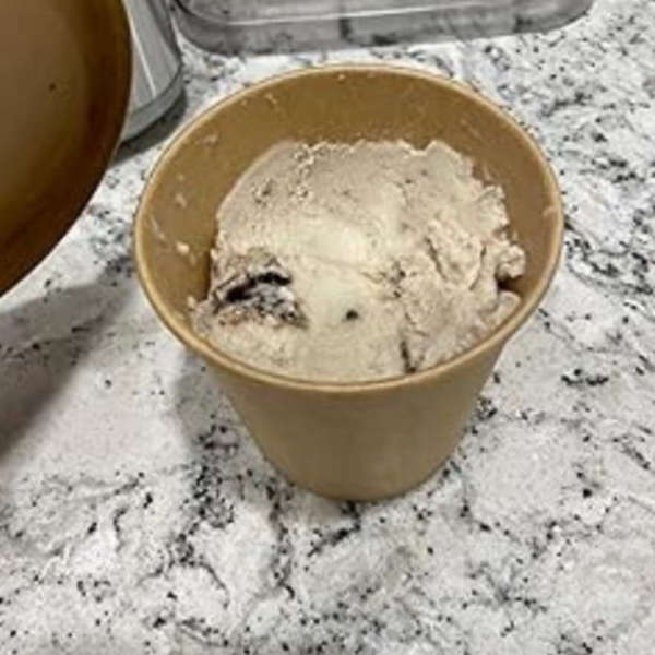 Kraft Ice Cream Tub with Lid - 1000ml- Pack of 50