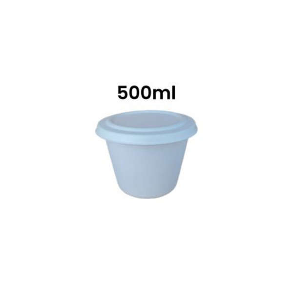 Sugarcane Bowl with Lid 500ml - Pack of 50