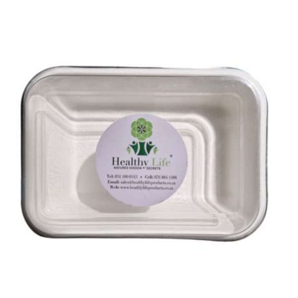 Sugar Cane 350ml- Meal Tray with Clear Lid- Pack of 50
