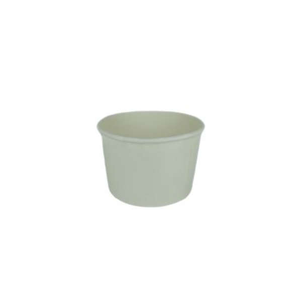 White Noodle - Soup Tubs with Clear Lid - 500ml - Pack of 50