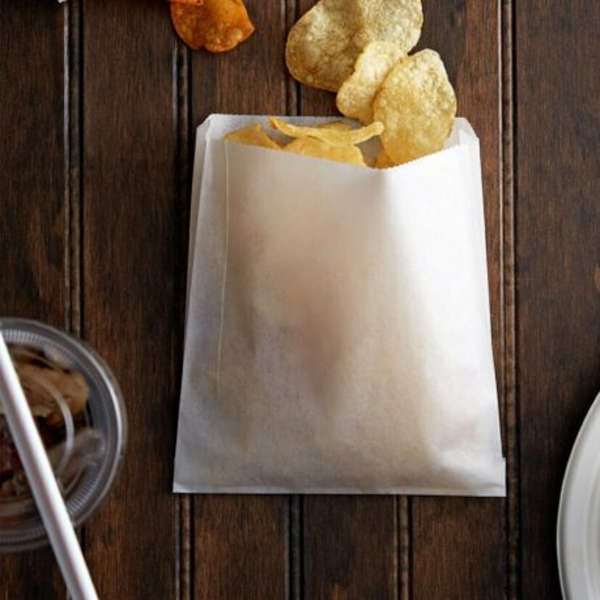 Grease Proof Chips Bag - 15cm x 12cm - Pack of 1000- Healthy Life