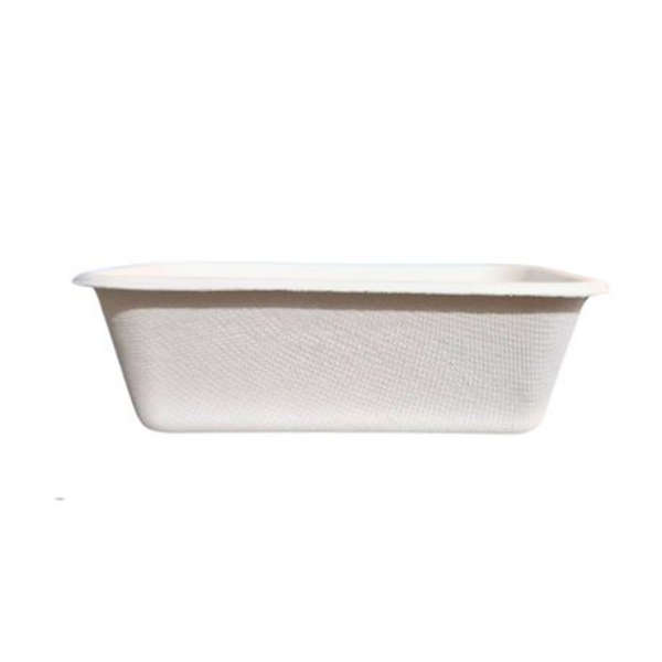 Sugar Cane 350ml- Meal Tray with Clear Lid- Pack of 50