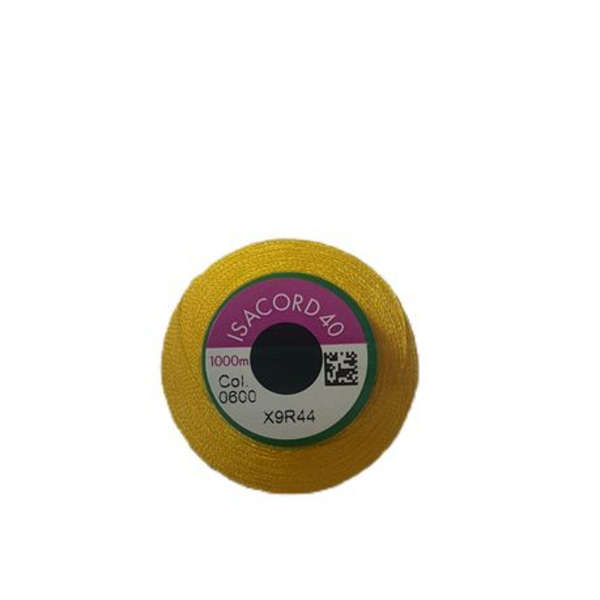 Gold Embroidery Cotton- Isacord 0800- 2 Pack