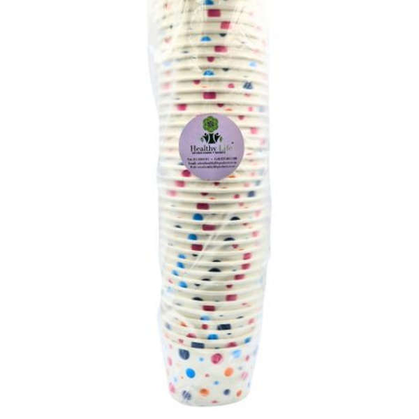 Multi-Color Polka Dot Ice Cream Tub 90ml - Pack of 50