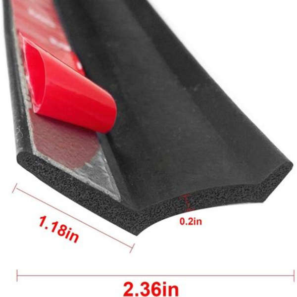 Side Piece Garage Door Weather Seal - 1 x 3m Piece