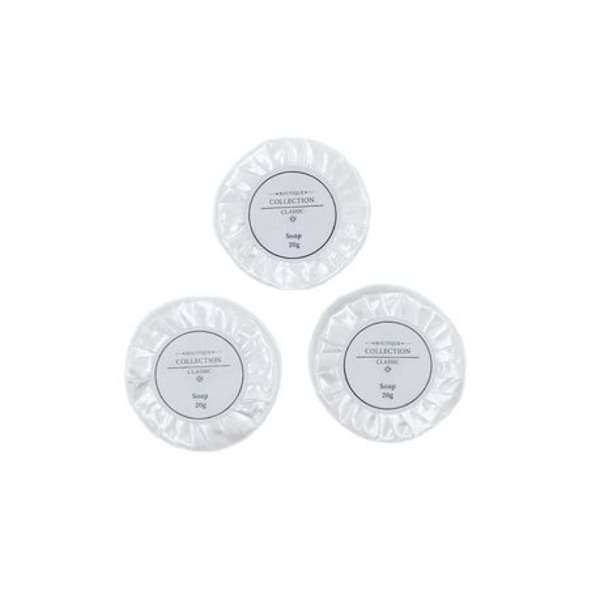 Healthy Life - Boutique Collection - 20g White Wrapping Round Soaps - 300 Pack